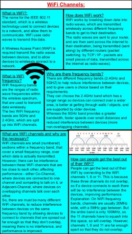 Samuel Shute Remote lesson 3 Wireless networks Mobile